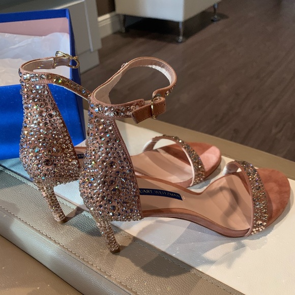 Stuart Weitzman Crystal Sandals - Picture 13 of 16